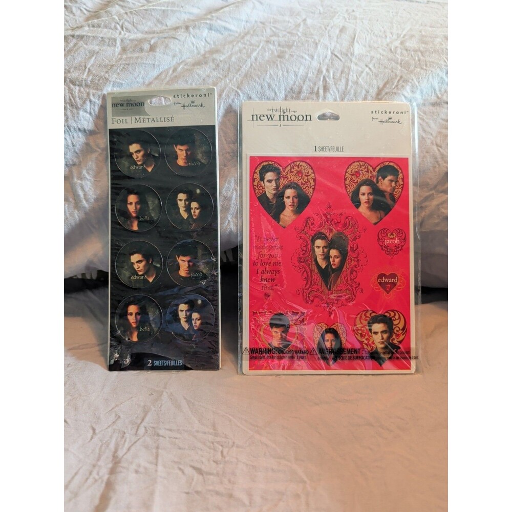Twilight New Moon Stickeroni From Hallmark Stickers, New Sealed*